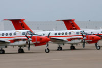 161507 @ AFW - US Navy TC-12B escaping NAS Kingsville and possible damage from Hurricane Alex. Alliance Airport - Fort Worth, TX