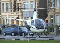 G-CBWZ - Robinson R22 Beta at the 2010 Helidays on the Weston-super-Mare seafront - by Ingo Warnecke