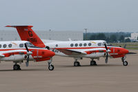 161196 @ AFW - US Navy TC-12B escaping NAS Kingsville and possible damage from Hurricane Alex. Alliance Airport - Fort Worth, TX