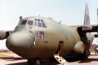 74-1676 @ MHZ - C-130H Hercules of 463rd Tactical Airlift Wing at Dyess AFB on display at the 1984 RAF Mildenhall Air Fet. - by Peter Nicholson