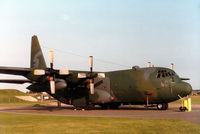 74-1676 @ MHZ - Another view of the Dyess AFB C-130H Hercules of 463rd Military Airlift Wing on display at the 1984 RAF Mildenhall Air Fete. - by Peter Nicholson