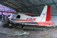 G-CBJW @ X9AN - at Andreas Airfield, IOM - by Chris Hall