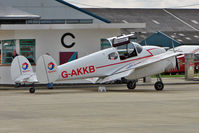 G-AKKB @ EGBK - 1947 Miles Aircraft Ltd MILES M65 GEMINI 1A, c/n: 6537 at 2010 LAA National Rally - by Terry Fletcher