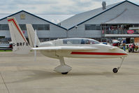 G-BRFB @ EGBK - 1989 Gardiner Ra RUTAN LONG-EZ, c/n: PFA 074A-10646 at 2010 LAA National Rally - by Terry Fletcher