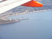 G-EZEB @ EGNS - on approach to Ronaldsway Airport, Isle of Man - by Chris Hall