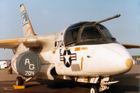 159768 @ MHZ - S-3A Viking of VS-31 aboard USS Dwight D Eisenhower on display at the 1984 RAF Mildenhall Air Fete. - by Peter Nicholson