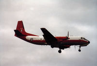 XS610 @ EGQS - Andover E.3 of 115 Squadron at RAF Benson on final approach to RAF Lossiemouth in the Summer of 1984. - by Peter Nicholson