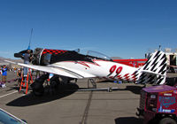 N62143 @ KRTS - Race #99 a Sea Fury Mk. T20 (as NX62143) being worked on for upcoming Unlimited Class race in pit area @ 2009 Reno Air Races - by Steve Nation