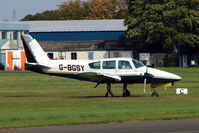 G-BGSY @ EGTK - 1979 Gulfstream American Corporation GULFSTREAM AMERICAN GA-7, c/n: GA7-0096 at Kidlington - by Terry Fletcher