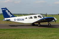 G-BOUM @ EGTK - 1976 Piper PIPER PA-34-200T, c/n: 34-7670136 at Kidlington - by Terry Fletcher