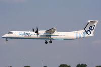 G-JEDV @ EGCC - Flybe - by Chris Hall