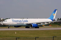 OY-VKI @ EGCC - Thomas Cook Airlines Scandinavia - by Chris Hall