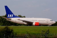 LN-RRY @ EGCC - SAS Braathens - by Chris Hall