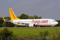 TC-AAU @ EGCC - Pegasus Airlines - by Chris Hall