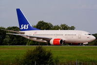 LN-RRY @ EGCC - SAS Braathens - by Chris Hall