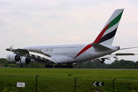A6-EDI @ EGCC - Emirates Airbus A-380-861 - by Chris Hall