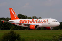 G-EZFZ @ EGCC - easyJet Airbus A-319-111 - by Chris Hall