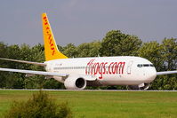 TC-AAU @ EGCC - Pegasus Airlines - by Chris Hall