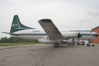 C-GSKR @ CYVC - Goverment of Saketchewan CV580