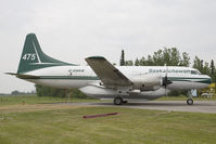 C-GSKQ @ CYVC - Goverment of Saketchewan CV580