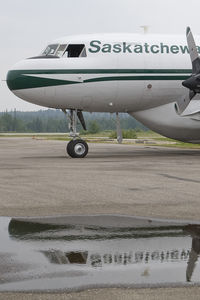 C-GVSK @ CYVC - Goverment of Saketchewan CV580