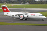 HB-IXQ @ EDDL - Swissair, BAe Avro 146-RJ100, CN: E3282 - by Air-Micha