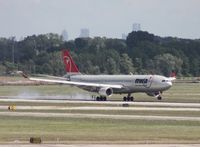 N813NW @ DTW - Northwest A330-300 - by Florida Metal