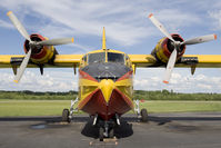 C-GFSK @ CYLB - Goverment of Alberta CL-215 - by Andy Graf-VAP