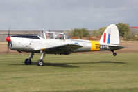 G-BTWF @ EGBR - De Havilland DHC-1 Chipmunk 22 taking off from Breighton Airfield during the September 2010 Helicopter Fly-In. - by Malcolm Clarke