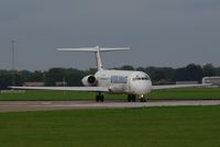 SX-SMS @ EGSH - On the runway after landing. - by Graham Reeve