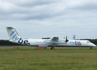 G-ECOG @ EGPH - Flybe Dash 8 Arrives at EDI - by Mike stanners
