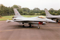 661 @ EGVA - F-16A Falcon, callsign Norwegian 5087 Alpha, of 334 Skv Royal Norwegian Air Force on the flight-line at the 1997 Intnl Air Tattoo at RAF Fairford. - by Peter Nicholson