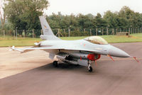 275 @ EGVA - F-16A Falcon, callsign Norwegian 5087 Bravo, of 332 Skv Royal Norwegian Air Force on the flight-line at the 1997 Intnl Air Tattoo at RAF Fairford. - by Peter Nicholson