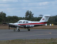 G-TWNN @ EGLK - Lineing up for take off rwy 25 - by BIKE PILOT