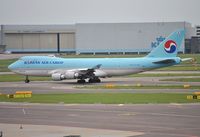 HL7603 @ EHAM - Korean Air Cargo taxiing for departure - by Robert Kearney
