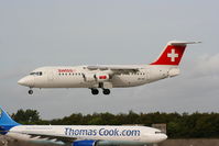 HB-IXX @ EGCC - Swiss European Airlines - by Chris Hall