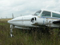 G-BARV @ EGTR - Derelict 310Q west end of airfield - by BIKE PILOT