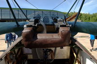 SE-XXZ @ ESOW - View forward from the cockpit of a Fokker Dr.1. - by Henk van Capelle