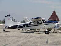 N10KY @ CCB - Parked by Maniac Mike's and wing tip states, Dogwagon 185 - by Helicopterfriend