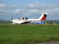 G-GALL @ EGFF - Piper Tomahawk on the general aviation apron at Cardiff International Airport. - by Roger Winser