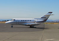N828QS @ KAPC - Netjets 2001 Hawker 800XP arriving from KSJC (San Jose Int'l Airport, CA) - by Steve Nation