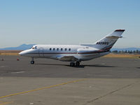 N828QS @ KAPC - Netjets 2001 Hawker 800XP arriving from KSJC (San Jose Int'l Airport, CA) - by Steve Nation