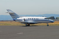 N409AV @ KAPC - 1998 Hawker 800XP taxis from bizjet ramp for parts unknown - by Steve Nation