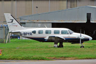 G-BPYR @ EGNX - 1977 Piper PIPER PA-31, c/n: 31-7812032 at East Midlands - by Terry Fletcher