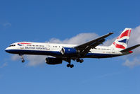 G-CPES @ EGLL - 1998 Boeing BOEING 757-236, c/n: 29114 at Heathrow - by Terry Fletcher