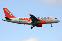 G-EZAJ @ EGNT - Airbus A319-111 on approach to Newcastle Airport, August 2010. - by Malcolm Clarke