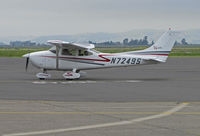 N7249S @ KAPC - Napa-based 1976 Cessna 182P registered to Bridgeford FS departing for flight to KRDD (Redding, CA) - by Steve Nation