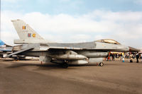 FA-99 @ EGVA - F-16A Falcon, callsign Belgian Air Force 431, of 31 Squadron on display at the 1997 Intnl Air Tattoo at RAF Fairford. - by Peter Nicholson