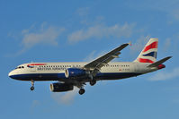 G-EUYG @ EGLL - British Airways 2010 Airbus A 320-232, c/n: 4238 at Heathrow - by Terry Fletcher