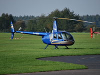 G-VEIT @ EGTB - Robinson R44 Raven II at Wycombe Air Park - by moxy